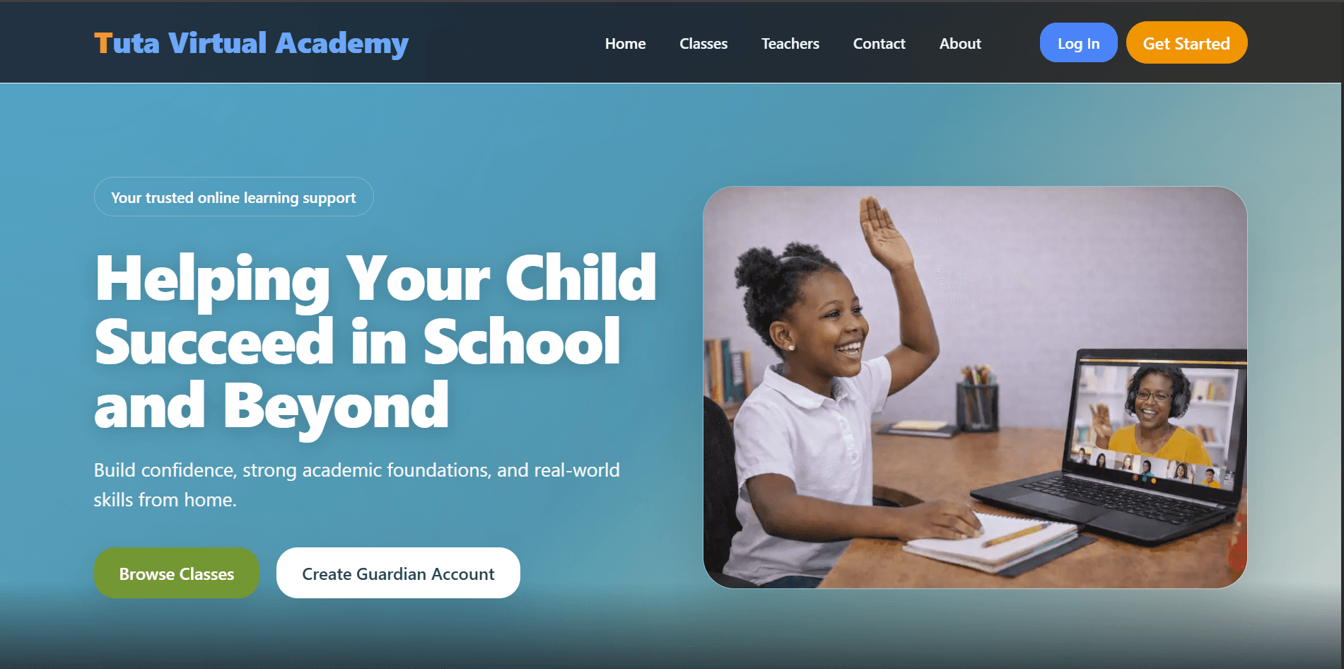 Corporate Website screenshot